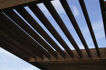 木製の屋根