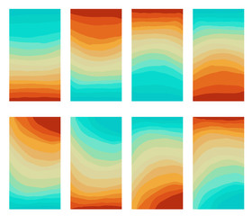 Obraz premium UI UX Design, abstract concept multicolored blend background with a color vibrant curve line gradient