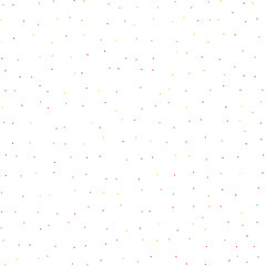 Colorful points  on a white background