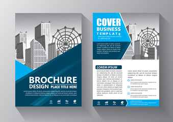 Fototapeta premium Brochure template layout, cover design annual report, magazine, flyer or booklet background