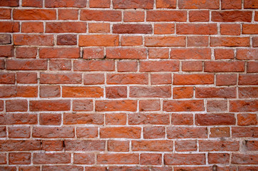 grunge texture red brick wall urban background. abstract old backdrop retro vintage wallpaper