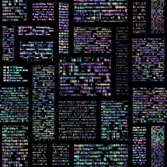 Imitation of a abstract vintage newspaper. Unreadable text.
