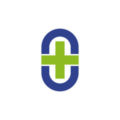 Medical and healthcare logo design vector template