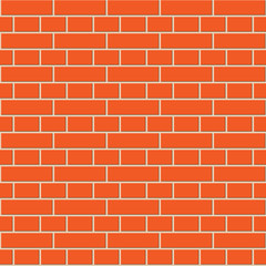 Colorful brick wall seamless pattern in flat style, great design for any purposes. Modern home decor. Urban architecture. Wall background.