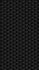 Vertical geometric cubes pattern. Contemporary geometric background in isometric style. Wall of cubes.