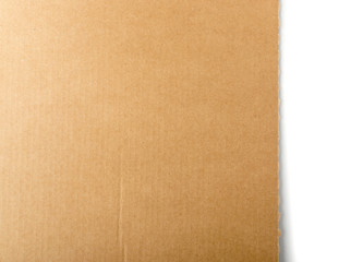 Brown Cardboard, Paper Board or Carton Background
