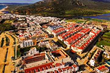 Obraz premium Andalusien - Luftbilder von Stränden, Ortschaften und Landschaften in Süspanien