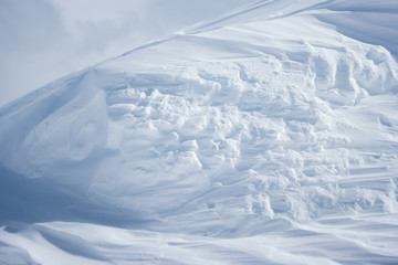 Fototapeta na wymiar Snow covered mountain, Whistler, British Columbia, Canada