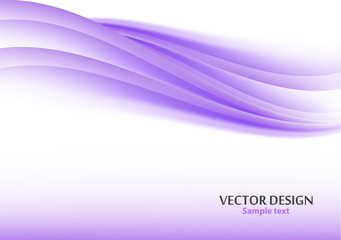 Modern abstract background with bright wavy lines. Vector illustration for web design, website design, wallpaper, banner, presentation, cover.