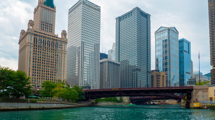 Obraz premium Chicago River in Chicago, Illinois