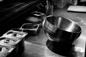 set of kitchen utensils