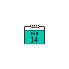 Fototapeta premium Valentine day Icon Design. Lifestyle icon vector design