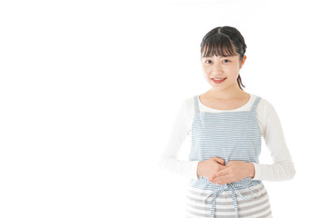 笑顔のカフェスタッフ