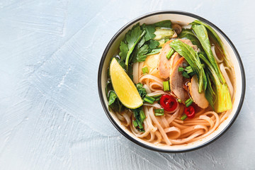Asian noodle soup