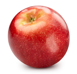 Red apple isolated on white