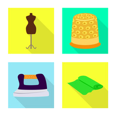 Vector illustration of craft and handcraft icon. Collection of craft and industry vector icon for stock.