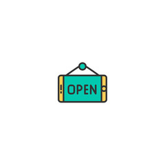 Open icon design. Shopping icon vector design