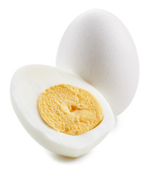 With egg isolated on white