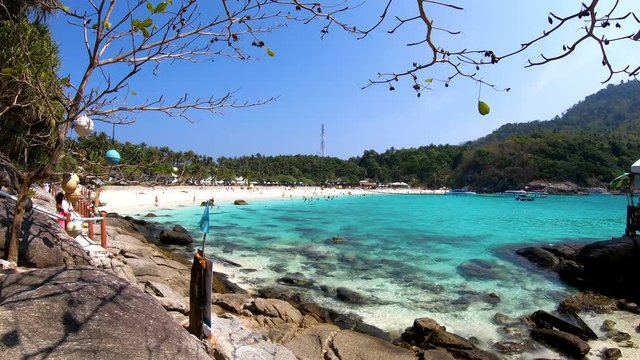 The Racha Island, gorgeous coastline and emerald mountains ending in rocky beach, cerulean blue waters with its stark natural beauty. Scenic splendor, it all adds up to an unforgettable adventure.
