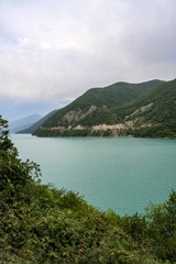 reservoir in the mountains of Georgia