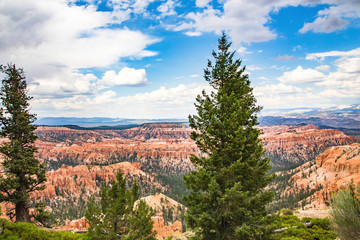 view of bryce canyon in utah usa