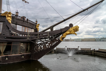 Sailboat at the pier