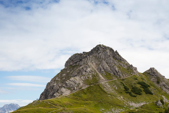 Germany, Bavaria, Allgaeu, Allgaeu Alps, Warmatsgrundkopf