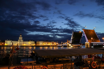 drawbridges of St. Petersburg
