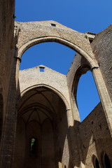 Fototapeta na wymiar view of the church of Santa Maria allo Spasimo in Palermo, Italy