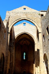 Fototapeta na wymiar view of the church of Santa Maria allo Spasimo in Palermo, Italy