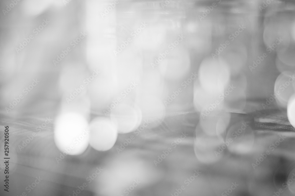Wall mural gray blurred with bokeh abstract background