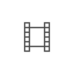 Filmstrip graphic design template vector illustration