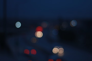 defocused lights