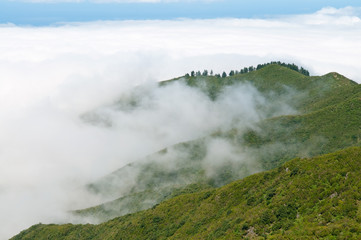 Gebirgslandschaft am Pico do Arieiro auf Madeira