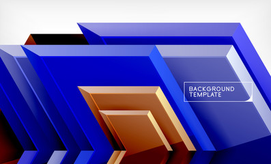 Abstract glossy techno arrows background