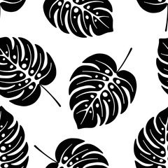 Tropical seamless pattern