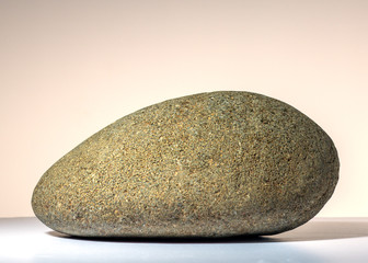 stone on the white. stone texture 