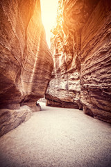 petra at sunset