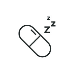 Sleep graphic design template vector illustration