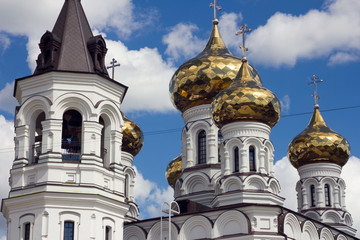 church, cathedral, architecture, religion, orthodox, cross, dome, sky, building, russia, tower, temple, history, travel, old, europe, blue, prague, landmark, ukraine, city, culture, cupola, moscow, or