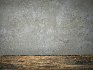 Old wood kitchen table