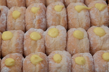 donuts snack thai style , dessert sweet tasty .