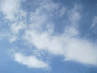 blue sky with clouds