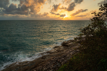 sunrise over the sea