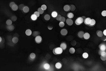 Black and white bokeh abstract background © Nikolett