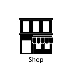 shop icon. Signs and symbols can be used for web, logo, mobile app, UI, UX