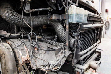 Fototapeta premium réparation de carrosserie de voiture