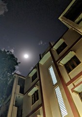 Government Flat in Delhi at night 