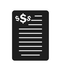 Invoice Icon.Flat style vector EPS.