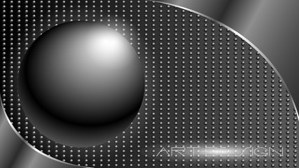 Elegant metal design